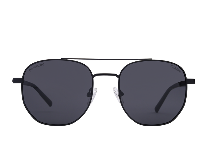 Franco Round Sunglasses - 2141 Black