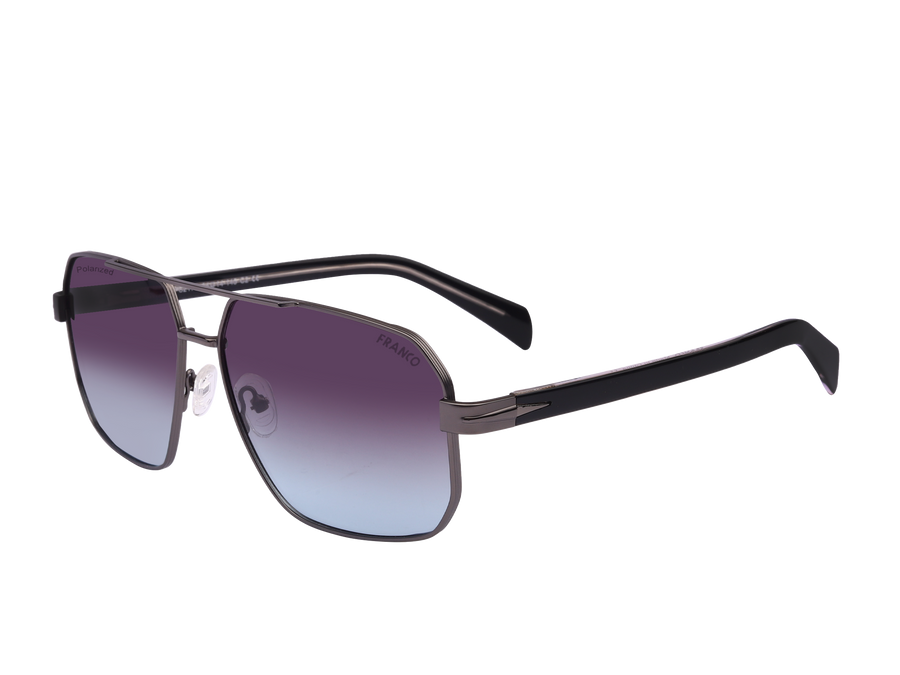 Franco Square Sunglasses - 2175 Black