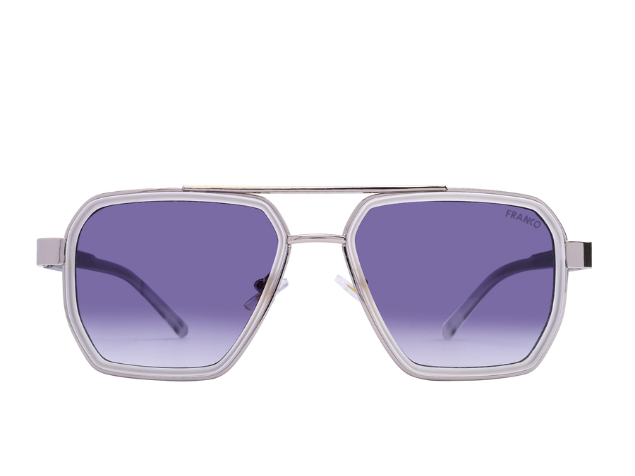 Franco Square Sunglasses - ZTT019 Crystal