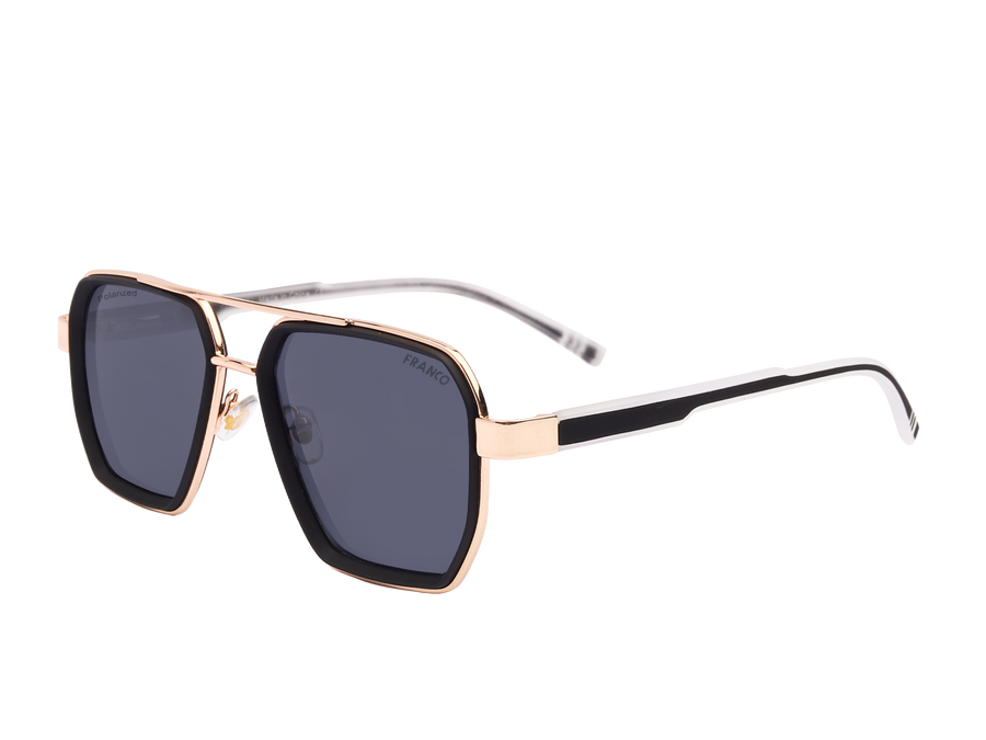 Franco Square Sunglasses - ZTT019 Gold