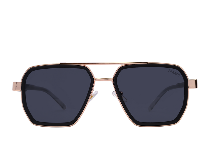 Franco Square Sunglasses - ZTT019 Gold