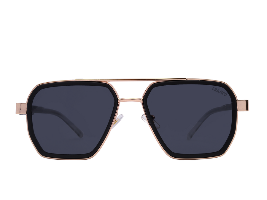 Franco Square Sunglasses - ZTT019 Gold