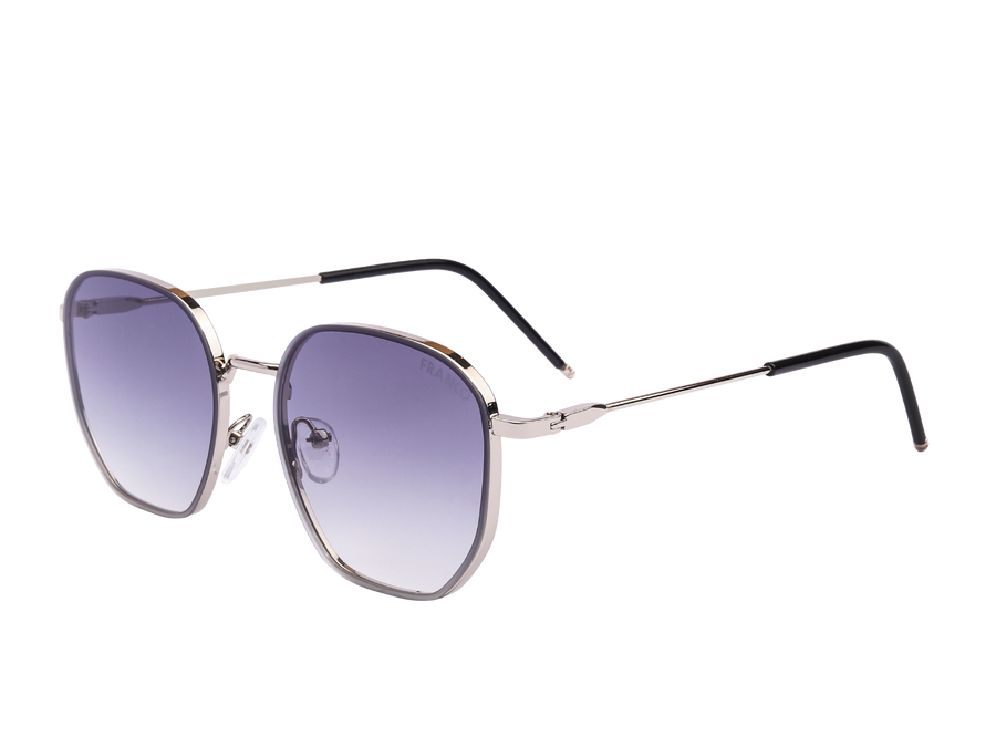 Franco Square Sunglasses - ZTT23H01 Silver