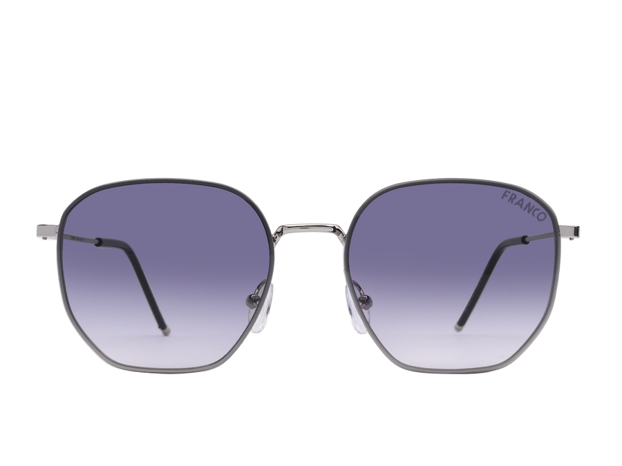 Franco Square Sunglasses - ZTT23H01 Silver