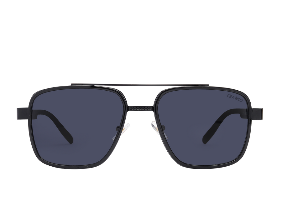 Franco Square Sunglasses - ZTT014 Black