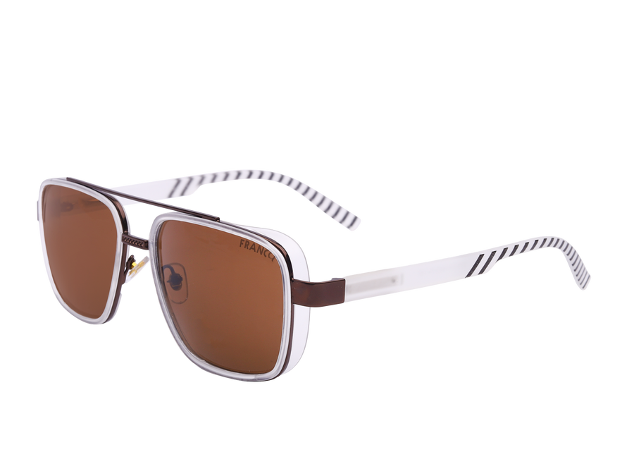 Franco Square Sunglasses - ZTT014 Crystal