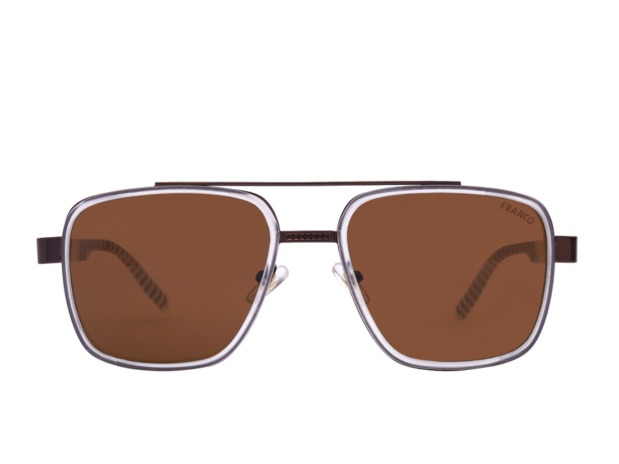 Franco Square Sunglasses - ZTT014 Crystal