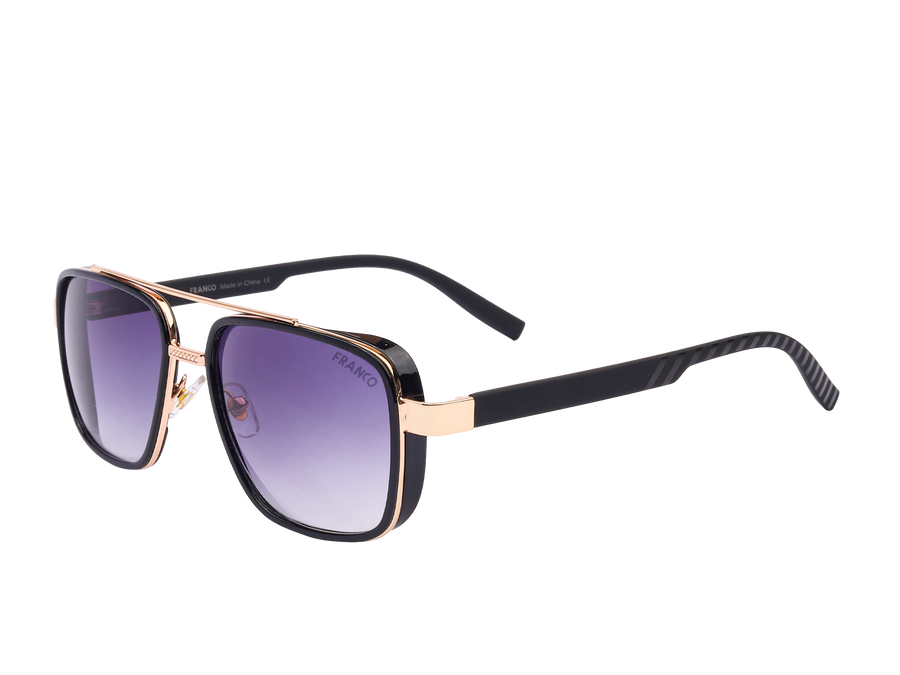 Franco Square Sunglasses - ZTT014 Gold