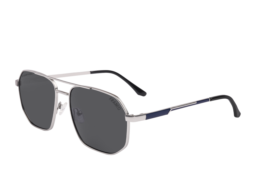 Franco Square Sunglasses - 6622 Silver