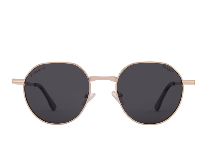 Franco Round Sunglasses - 6639 Gold