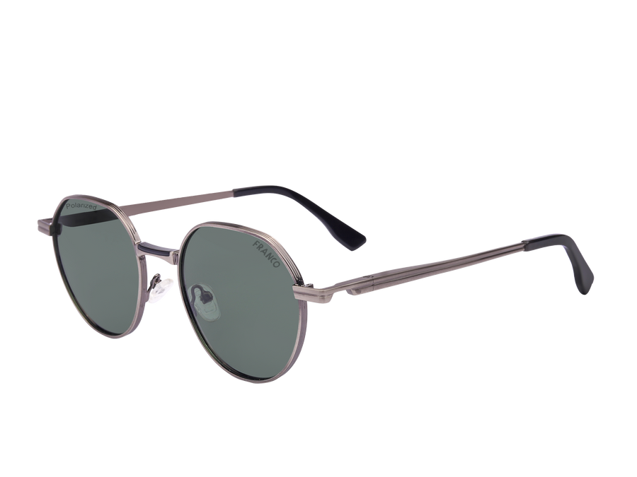 Franco Round Sunglasses - 6639 Silver