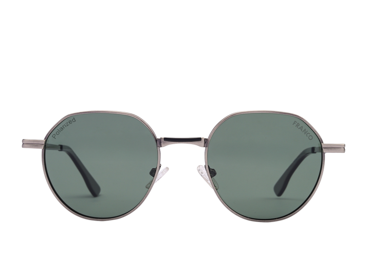 Franco Round Sunglasses - 6639 Silver