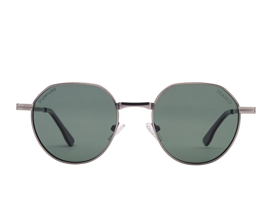 Franco Round Sunglasses - 6639 Silver