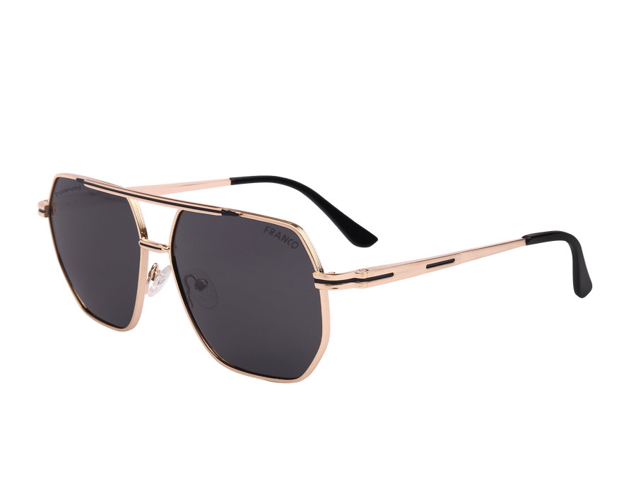 Franco Square Sunglasses - 6620 Gold