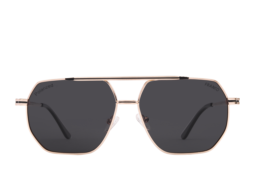 Franco Square Sunglasses - 6620 Gold