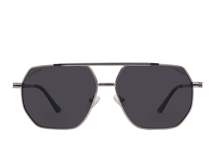 Franco Square Sunglasses - 6620 Silver