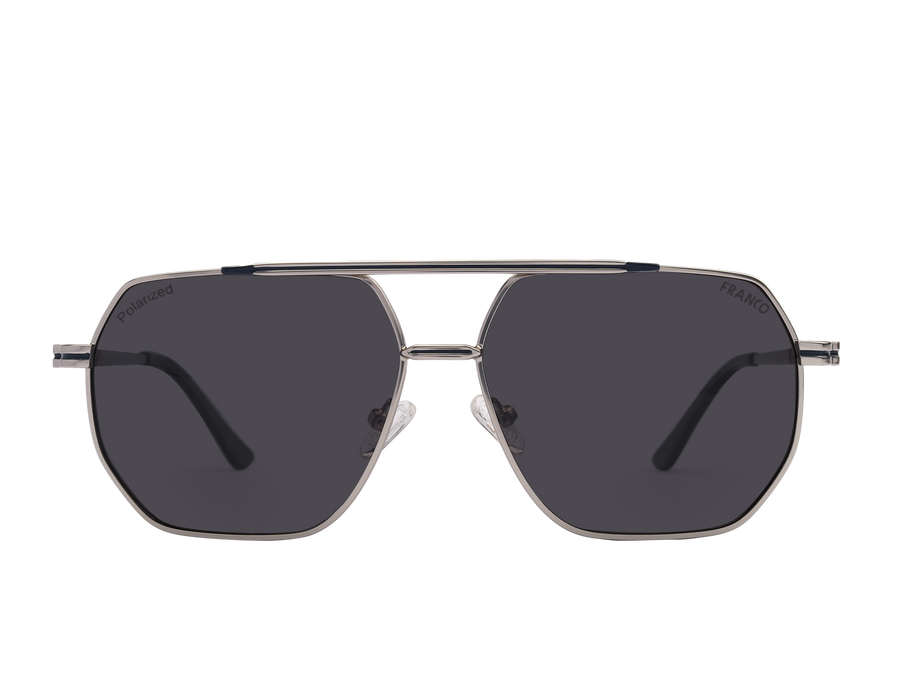 Franco Square Sunglasses - 6620 Silver