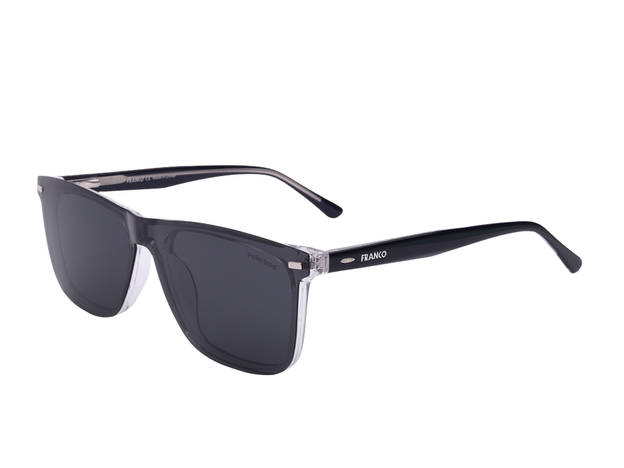 Franco Square Frames - 6542/CS Black Crystal