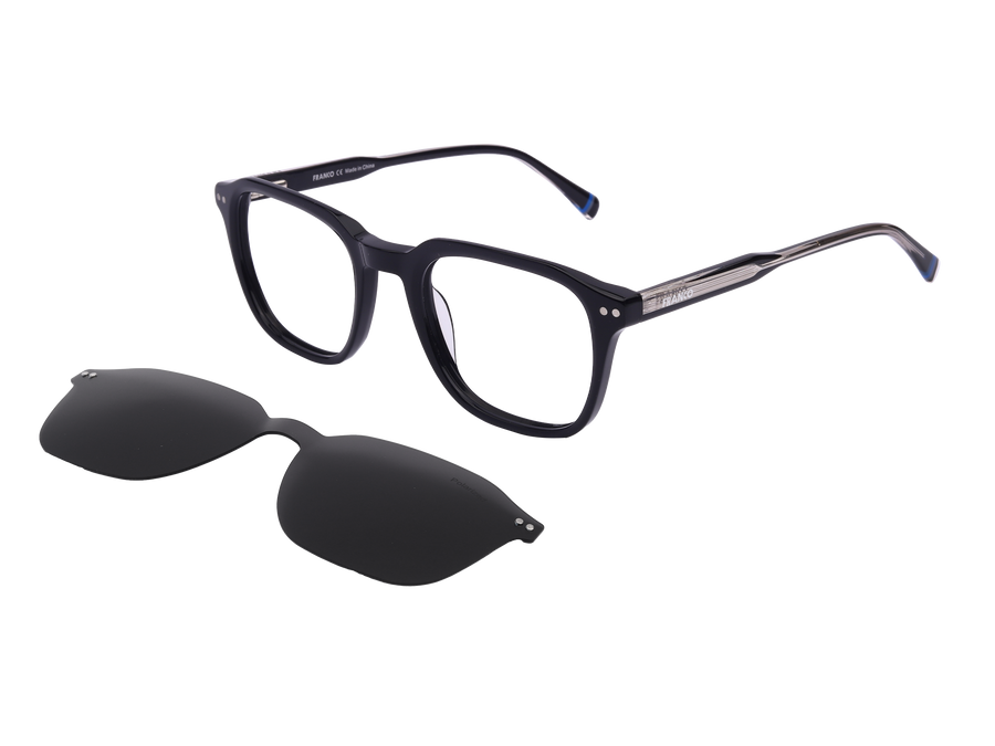 Franco Square Frames - 6546/CS Black