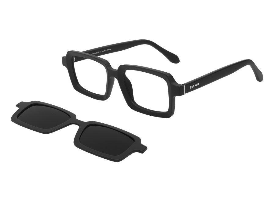 Franco Square Frames - T1932/CS Black