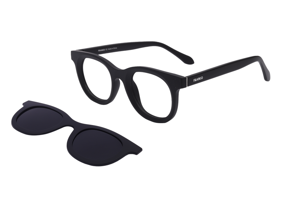 Franco Round Frames - T1935/CS Black