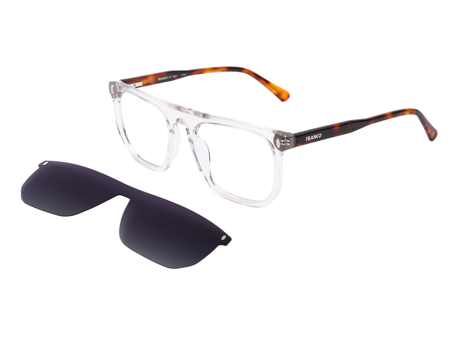 Franco Square Frames - k2031/CS Havana Crystal