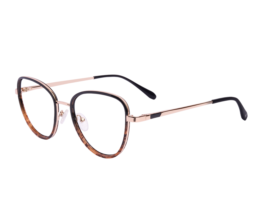 Rosa Valentine Round Frames - H5004/CS Black Havana