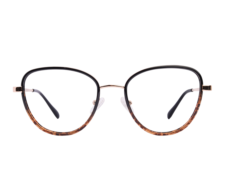 Rosa Valentine Round Frames - H5004/CS Black Havana