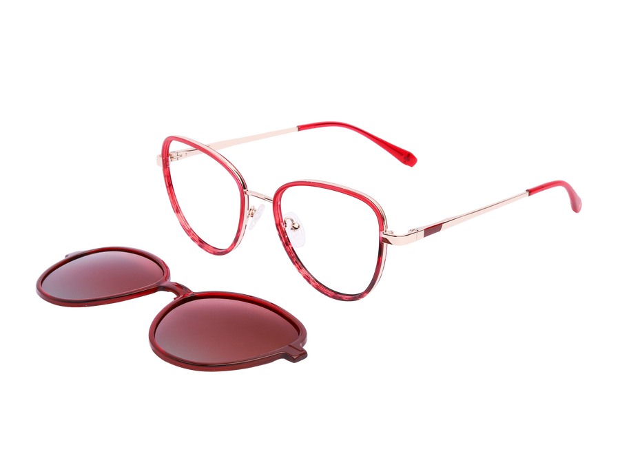 Rosa Valentine Round Frames - H5004/CS Red