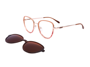 Rosa Valentine Round Frames - H5004/CS Havana