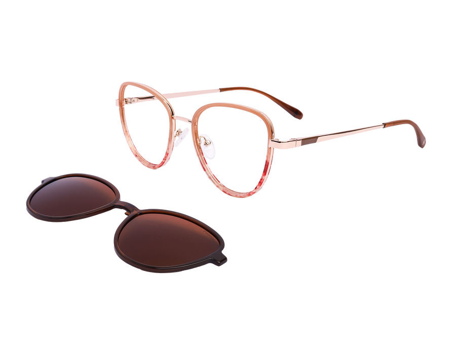 Rosa Valentine Round Frames - H5004/CS Havana