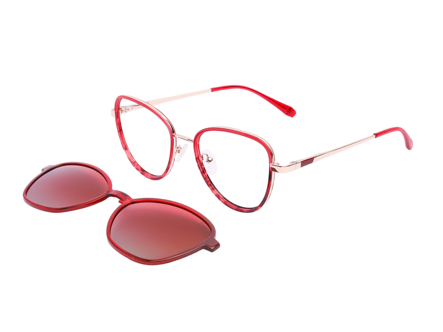 Rosa Valentine Round Frames - H5002/CS Red