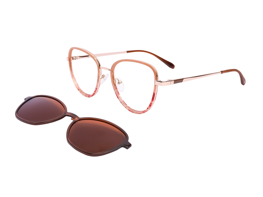 Rosa Valentine Round Frames - H5002/CS Havana