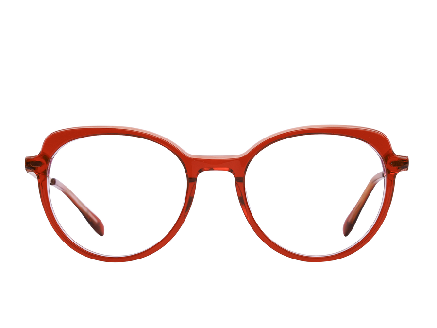 Rosa Valentine Round Frames - K2038/CS Crystal Red