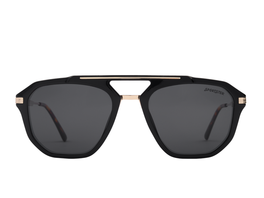 Sportster Square Sunglasses - 26010 Black