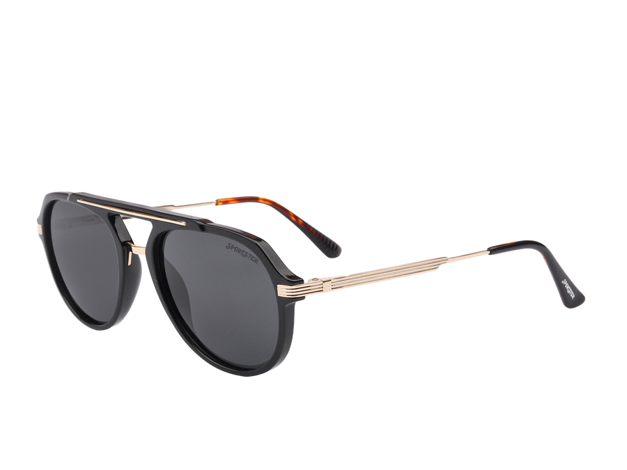 Sportster Round Sunglasses - 26009 Black Gold