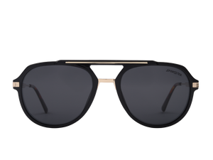 Sportster Round Sunglasses - 26009 Black Gold