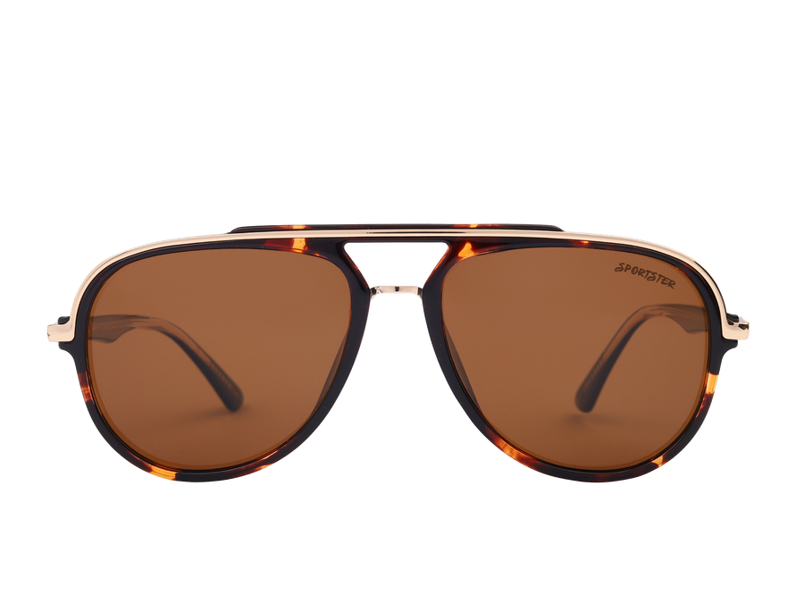 Sportster Aviator Sunglasses - 26007 Havana