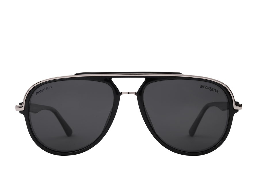 Sportster Aviator Sunglasses - 26007 Black 1