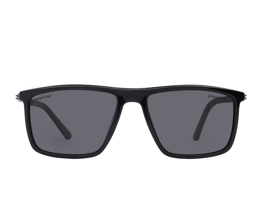 Sportster Square Sunglasses - 8435 Matte Black