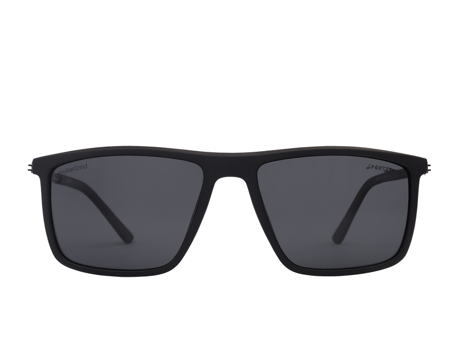 Sportster Square Sunglasses - 8435 Black