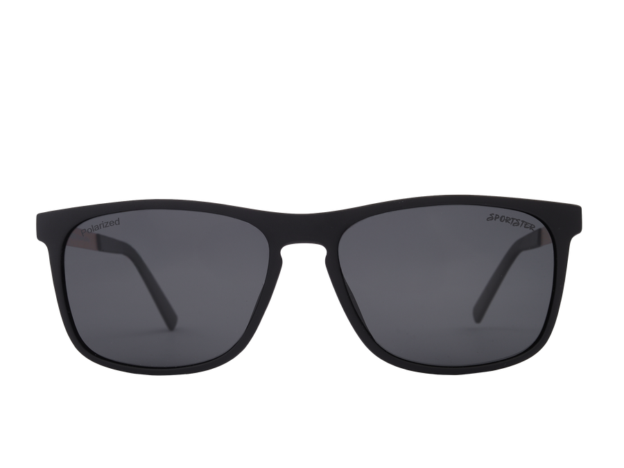 Sportster Square Sunglasses - 8347 Black