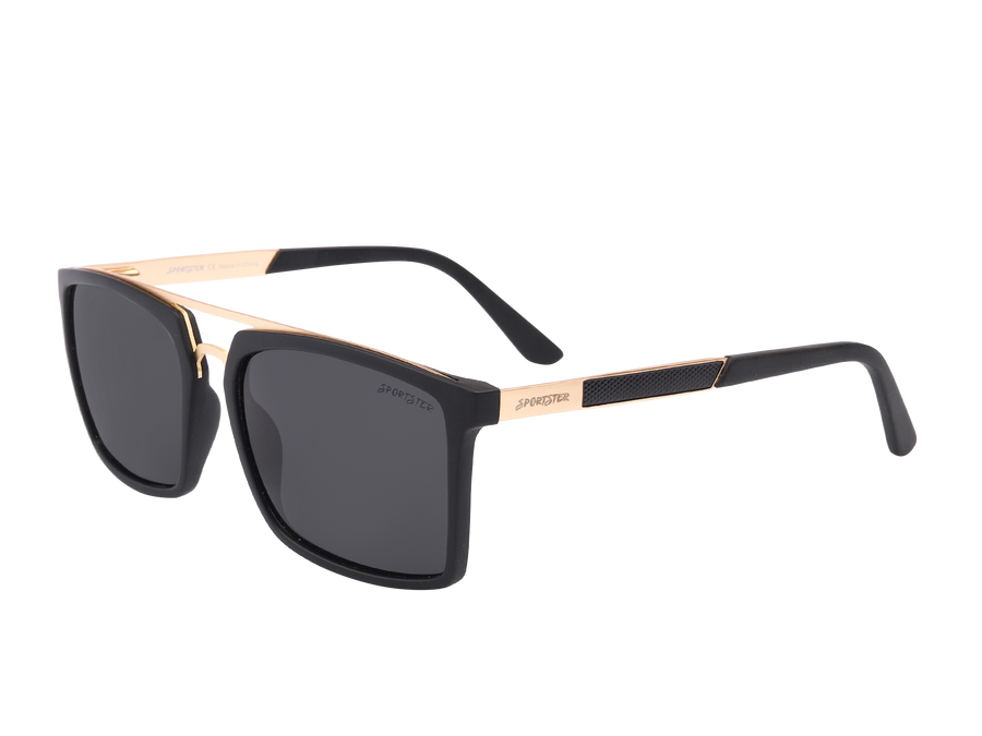 Sportster Square Sunglasses - 8379 Black