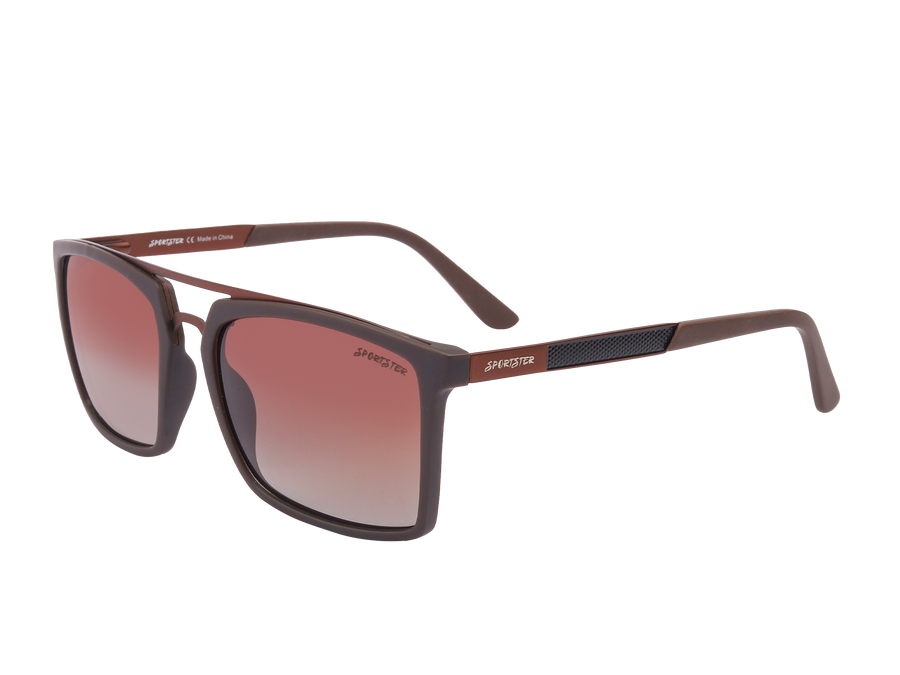 Sportster Square Sunglasses - 8379 Brown