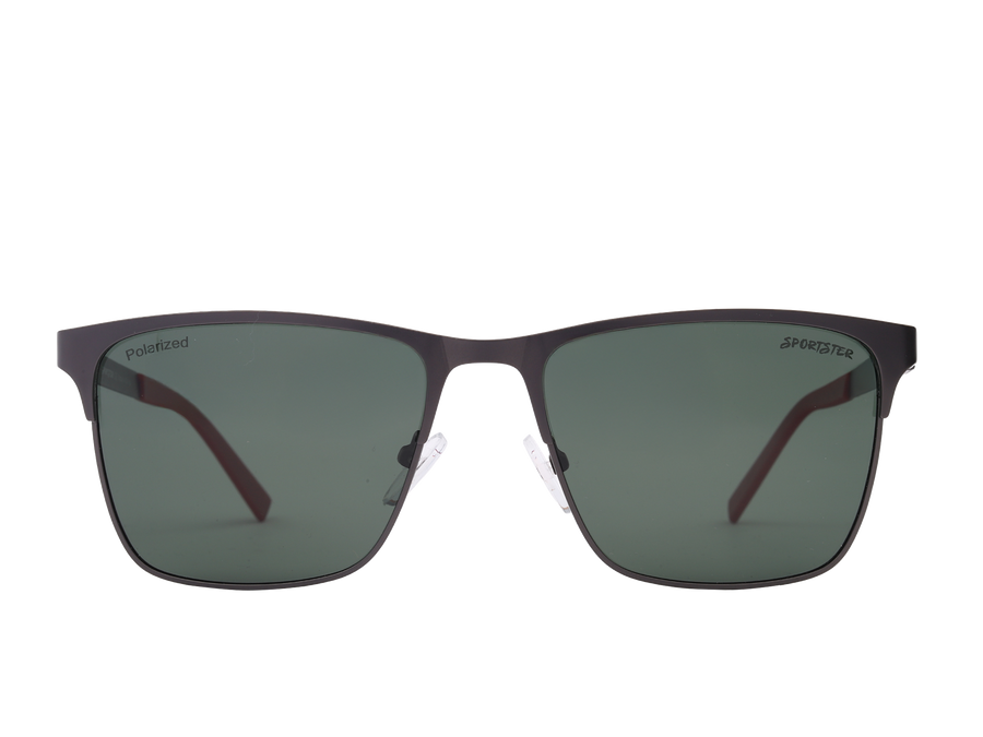 Sportster Square Sunglasses - 6247 Grey Red