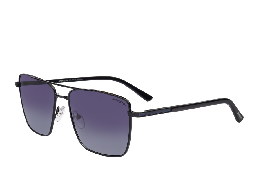 Sportster Square Sunglasses - 6272 Black