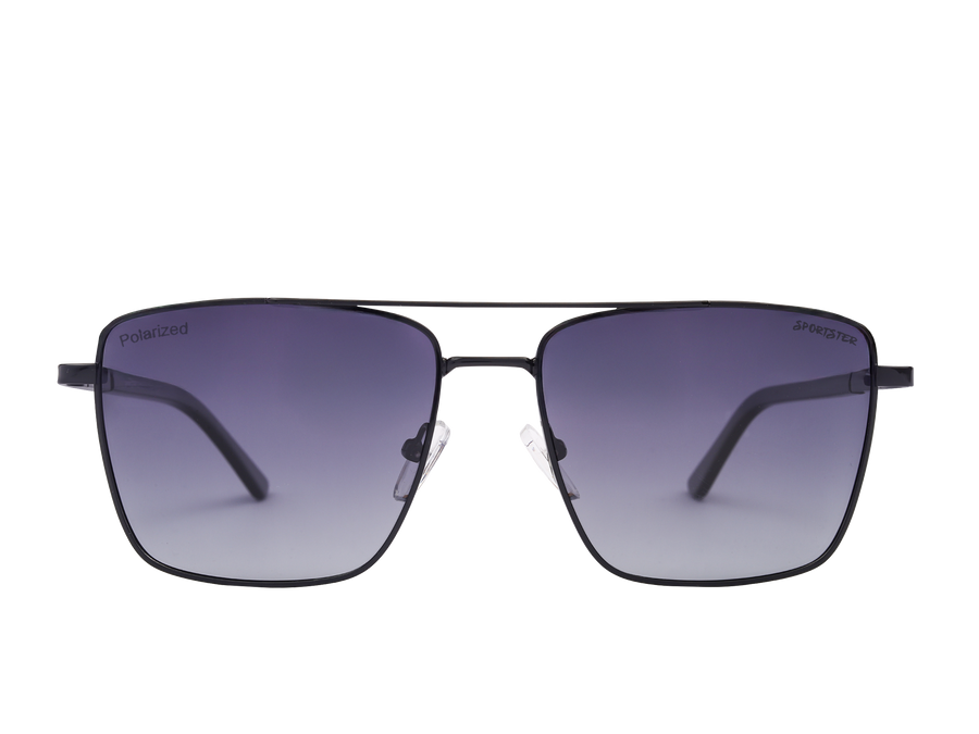 Sportster Square Sunglasses - 6272 Black