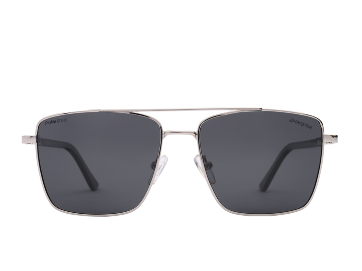 Sportster Square Sunglasses - 6272 Silver