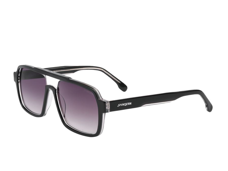 Sportster Square Sunglasses - 3227 Black