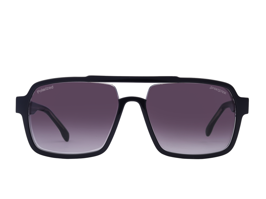 Sportster Square Sunglasses - 3227 Black